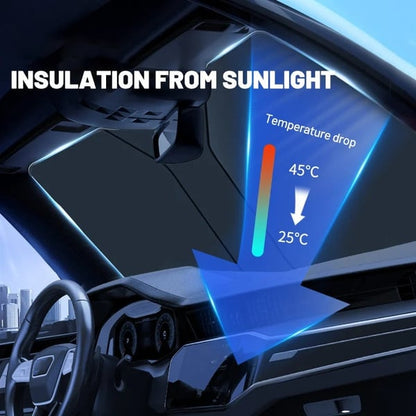 🔥Varm försäljnin🔥 Windshield Sunshade Foldable Sun Shield