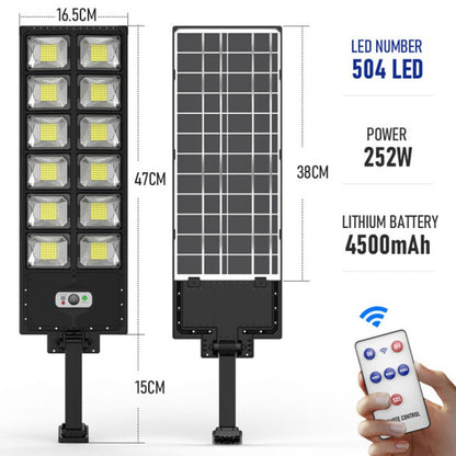 🔥1500W LED-belysningssystem för solenergi