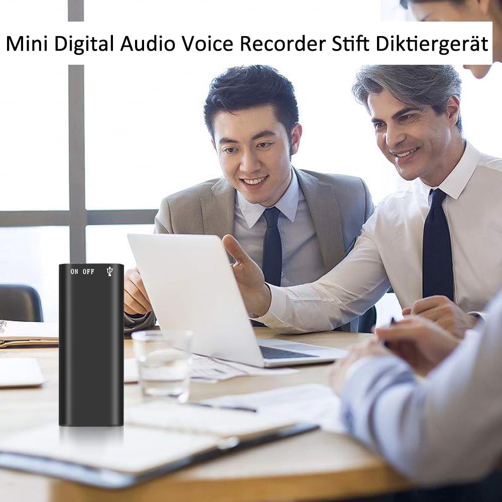 🎤 60% RABATT! ⏺️ HD-röstinspelare – Kompakt, Högklassigt Ljud & Perfekt för Möten, Föreläsningar och Intervjuer 🎧📦