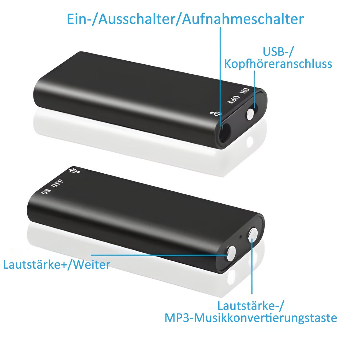 🎤 60% RABATT! ⏺️ HD-röstinspelare – Kompakt, Högklassigt Ljud & Perfekt för Möten, Föreläsningar och Intervjuer 🎧📦