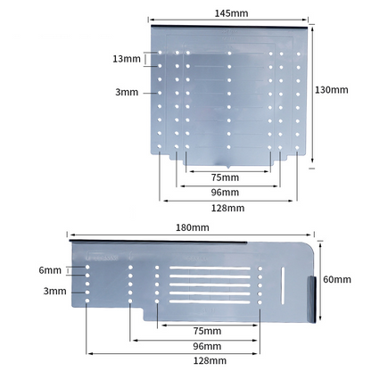 🔥 Skåp Dörr & Låda Hardware Installation Mallar Kit