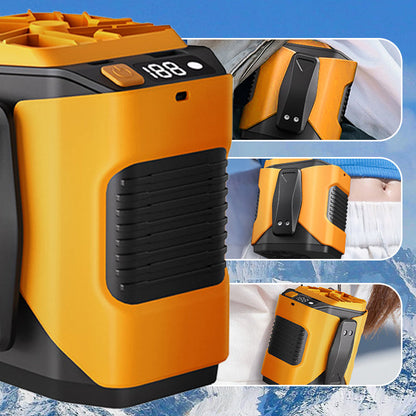 🏖️50 % rabatt🌀Multifunktionell midjeventilator på 6000 mAh med 100 hastighetsinställningar och ficklampa🌬️⚡