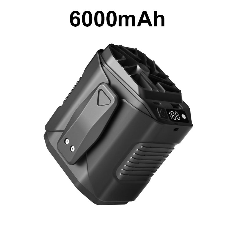 🏖️50 % rabatt🌀Multifunktionell midjeventilator på 6000 mAh med 100 hastighetsinställningar och ficklampa🌬️⚡