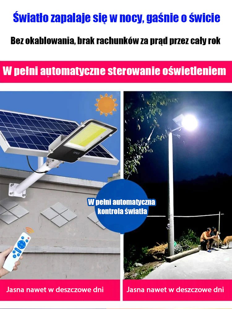 🔥Super Bright Waterproof Solar Street Lamp