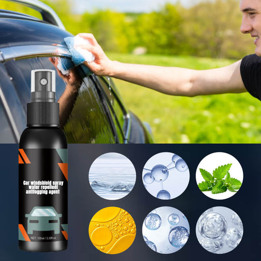 🔥Bil vindrute spray vattenavvisande och förebyggande medel