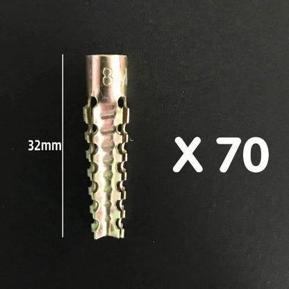 ⚡ UPGRADAD TANDAD EXPANSIONSSKRUV - 50% REA! 🔥 ✅ Extra skarp tandning – greppar även i hårdast material ✅ Rostfri stålkvalitet – tål svensk fukt och kyla ❄️ ✅ Universell storlek – passar de flesta hål