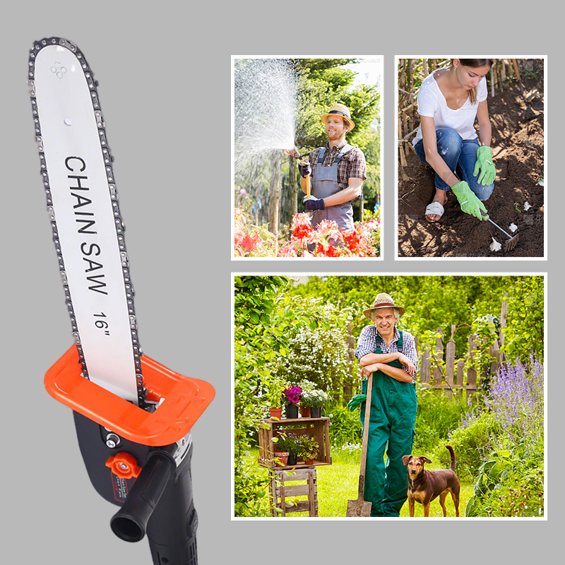 🔥★★★★★ 4.8/5.0 Amazon-betyg🔥Adapterset för konvertering av motorsåg - Konvertera vinkelslip till motorsåg