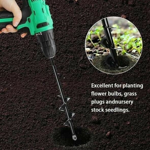 🔥Viktiga produkter för vår och sommar🔥Spiralborr för enkelt trädgårdsarbete