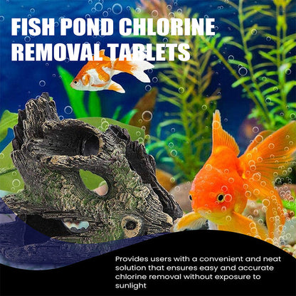 ✨️Köp 2 få 1 gratis🐟️Fish Dammar Akvarier Kloravskiljning Tablets🌬️