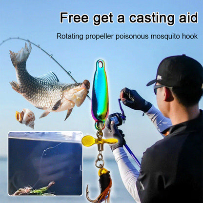 🔥Fishing Propeller Sequins Lures Bait