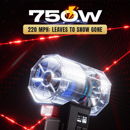 🔥Hög kvalitet Super Wind Power🔥Elektrisk sladdlös bil Turbo Blower