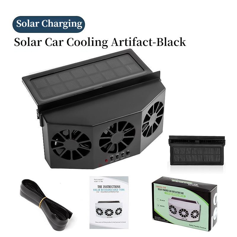 🔥Solcellsdriven Bilfläkt – Din Bil, Ditt Hälsosamma Andrum