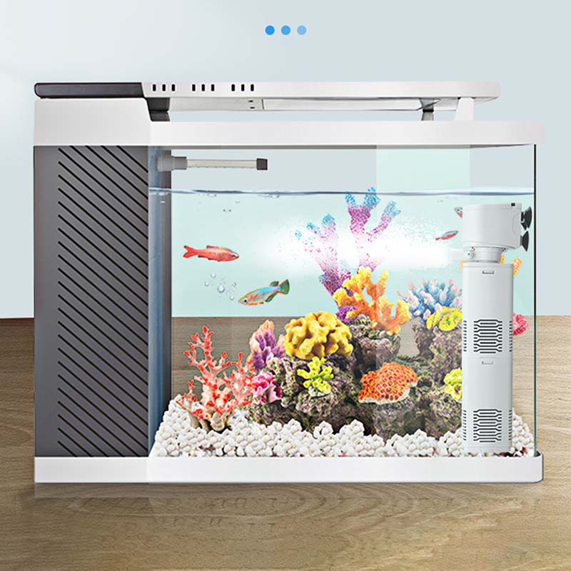 🔥4 i 1 akvariefilter - filtrering, luftning, avfallshantering, pumpar
