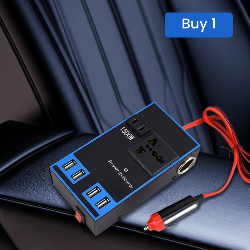🔥12V/24V till 220V växelriktare för bil