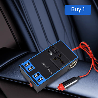 🔥12V/24V till 220V växelriktare för bil