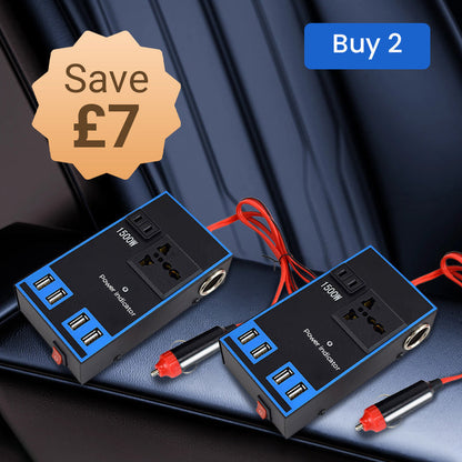 🔥12V/24V till 220V växelriktare för bil