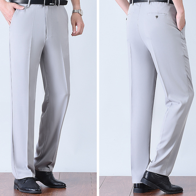❄️53 % rabatt👖Ice Silk Quick Dry kostymbyxor för män