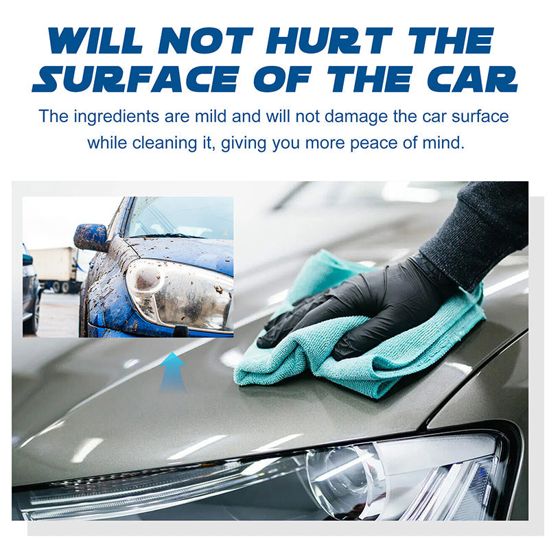 🔥2025 Ny ankomst🔥 Mild effektiv bilrengöringsspray med svamp och trasa