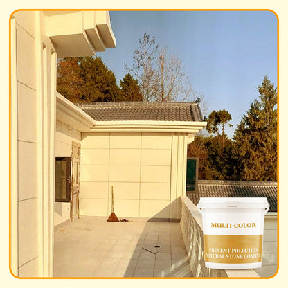 🔥Super Bulk 2kg specialförpackning🔥Vattentät flerfärgad naturstensfärg tvättad