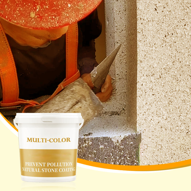 🔥Super Bulk 2kg specialförpackning🔥Vattentät flerfärgad naturstensfärg tvättad