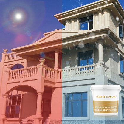 🔥Super Bulk 2kg specialförpackning🔥Vattentät flerfärgad naturstensfärg tvättad