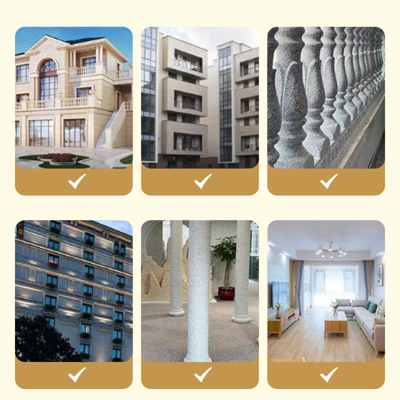 🔥Super Bulk 2kg specialförpackning🔥Vattentät flerfärgad naturstensfärg tvättad