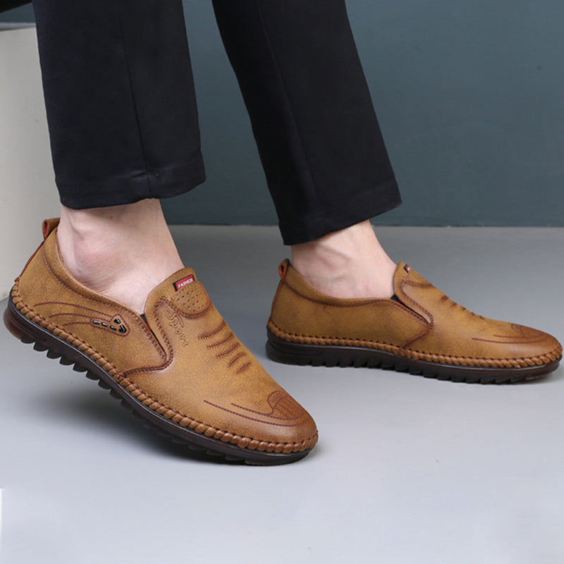 🔥2025 Sommarkomfort🔥Handgjorda Fritidsskor i Läder För Män