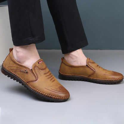 🔥2025 Sommarkomfort🔥Handgjorda Fritidsskor i Läder För Män