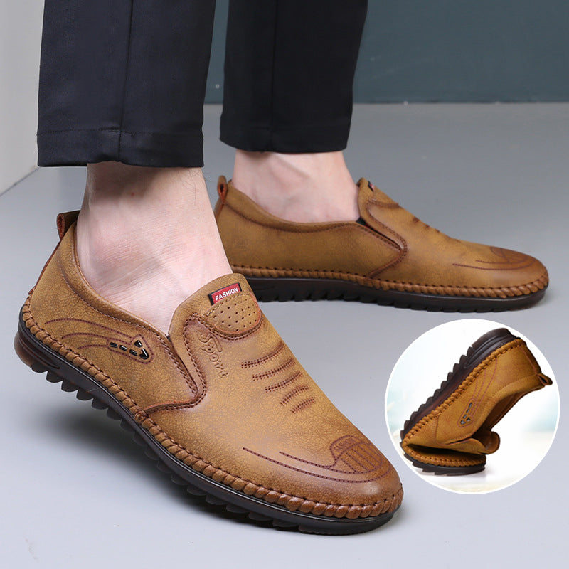 🔥2025 Sommarkomfort🔥Handgjorda Fritidsskor i Läder För Män