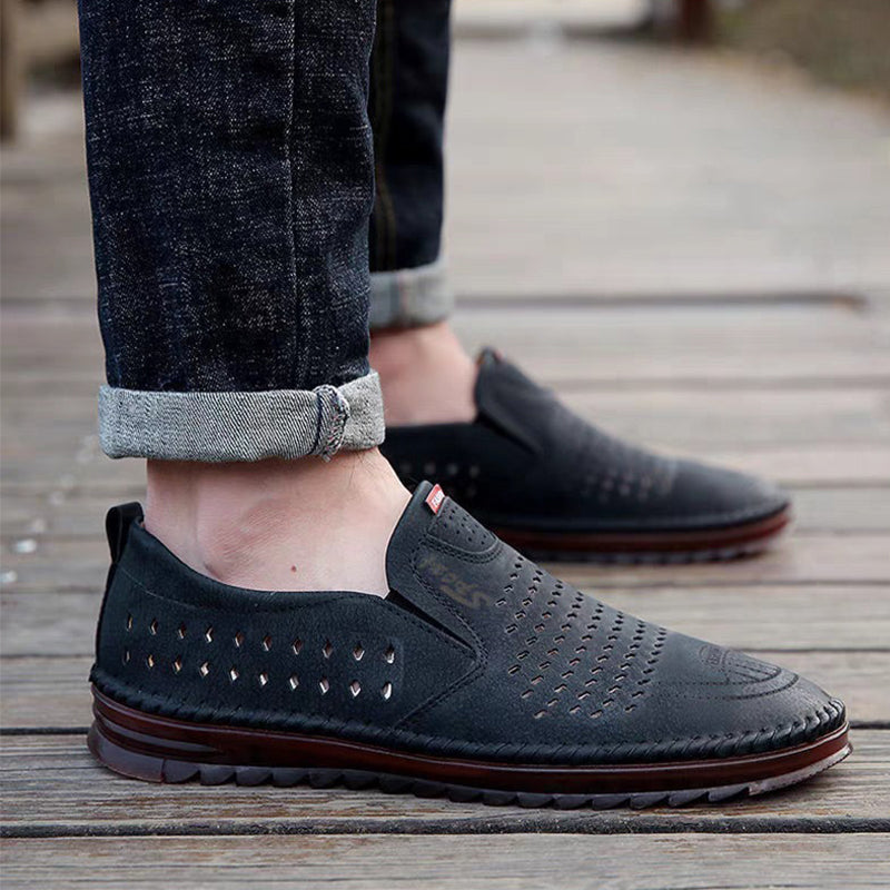 🔥2025 Sommarkomfort🔥Handgjorda Fritidsskor i Läder För Män