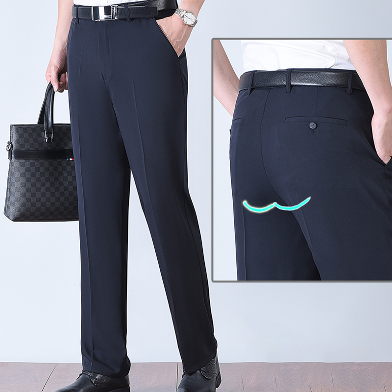 ❄️53 % rabatt👖Ice Silk Quick Dry kostymbyxor för män