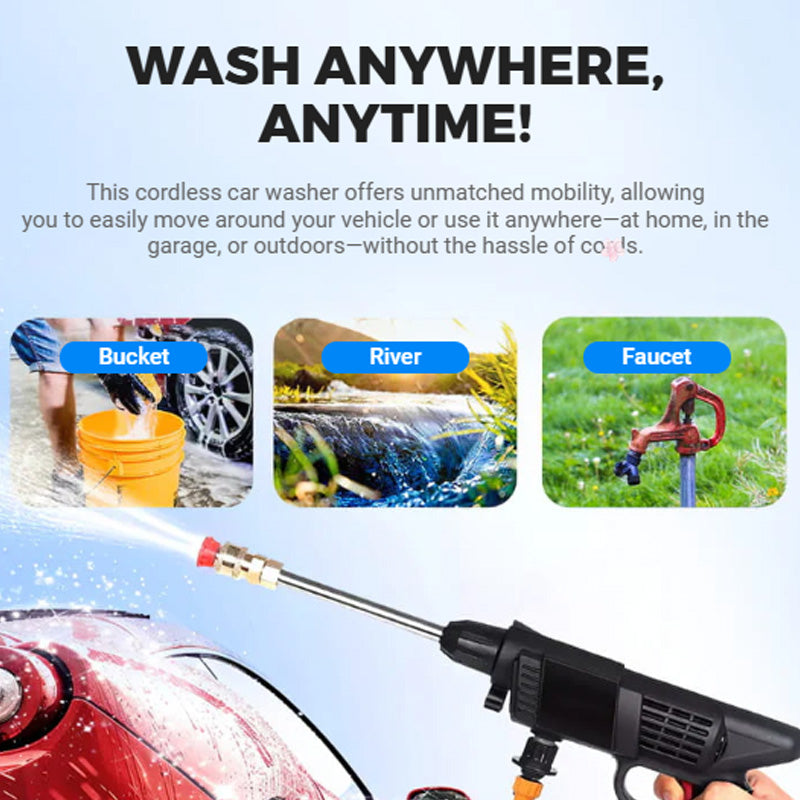 🔥2025 Sommar Rekommenderas varmt🔥Bärbar elektrisk högtryckstvätt