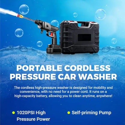 🔥2025 Sommar Rekommenderas varmt🔥Bärbar elektrisk högtryckstvätt