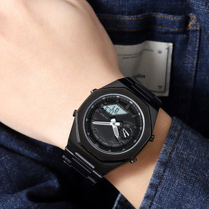 🔥2025-Superexplosiv-Lyxens gentleman🔥Multifunktionell Stilren Herrklocka med Kvartsur