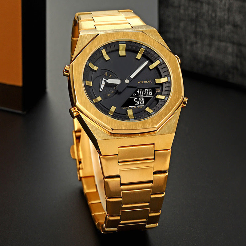 🔥2025-Superexplosiv-Lyxens gentleman🔥Multifunktionell Stilren Herrklocka med Kvartsur