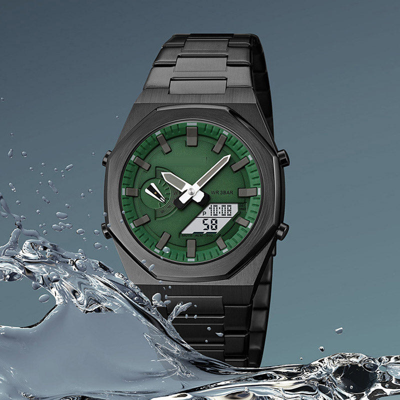 🔥2025-Superexplosiv-Lyxens gentleman🔥Multifunktionell Stilren Herrklocka med Kvartsur