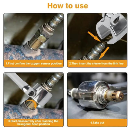 👍50% OFF👍⚒️🚗Nyckelverktyg för syresensor med flexibelt huvud