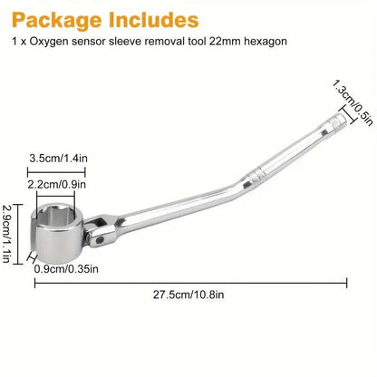 👍50% OFF👍⚒️🚗Nyckelverktyg för syresensor med flexibelt huvud