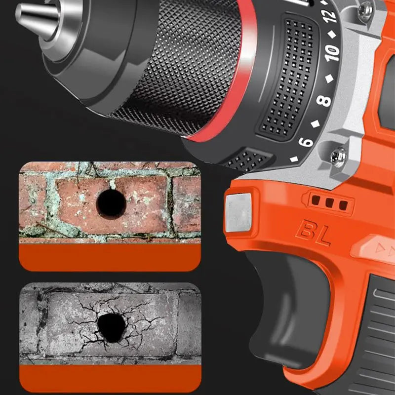 🔥Kopparborstlös liten stål kanonmetallspärr Handborr （50% rabatt） – Ooyot