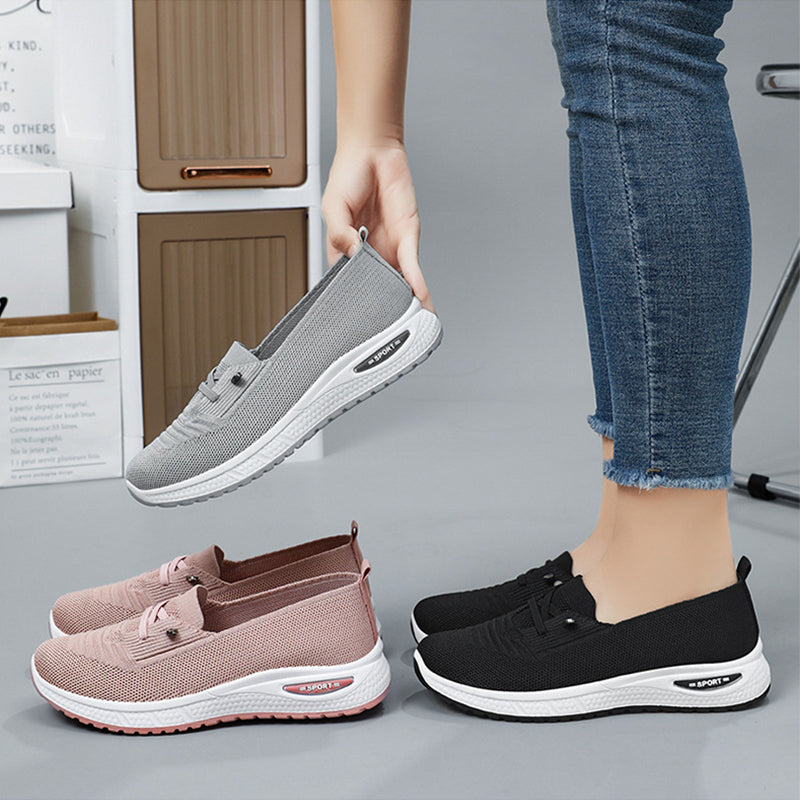 👟 60% RABATT! 🚶‍♀️ Dam Lätta Andningsbara Slip-On Fritidsskor – Bekväma, Lätta & Perfekta för Vardag & Promenader 🌸