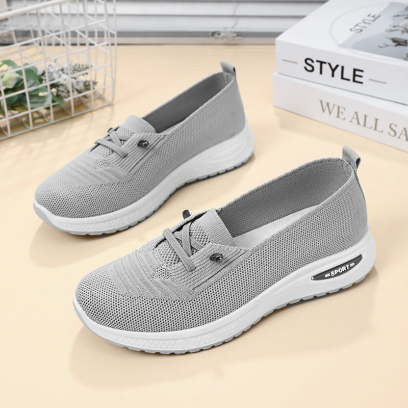 👟 60% RABATT! 🚶‍♀️ Dam Lätta Andningsbara Slip-On Fritidsskor – Bekväma, Lätta & Perfekta för Vardag & Promenader 🌸