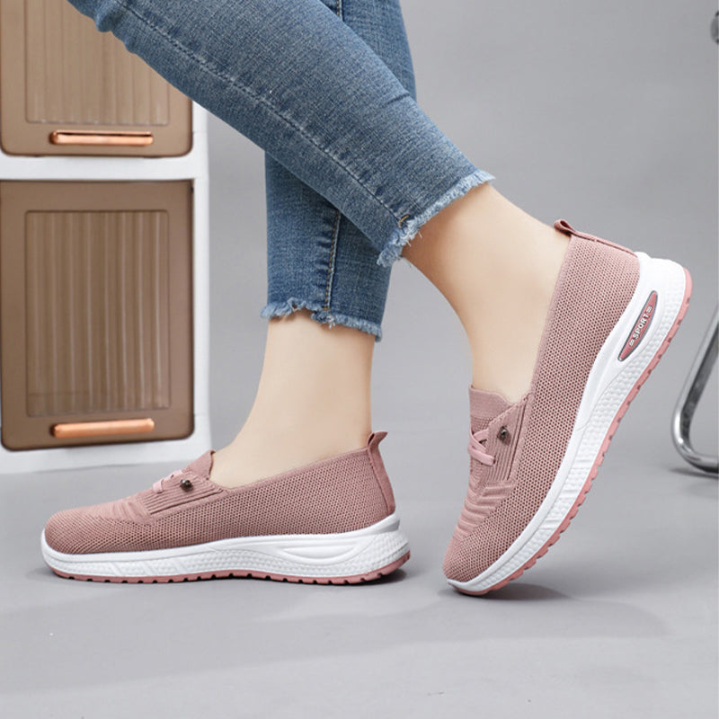 👟 60% RABATT! 🚶‍♀️ Dam Lätta Andningsbara Slip-On Fritidsskor – Bekväma, Lätta & Perfekta för Vardag & Promenader 🌸