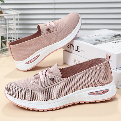 👟 60% RABATT! 🚶‍♀️ Dam Lätta Andningsbara Slip-On Fritidsskor – Bekväma, Lätta & Perfekta för Vardag & Promenader 🌸