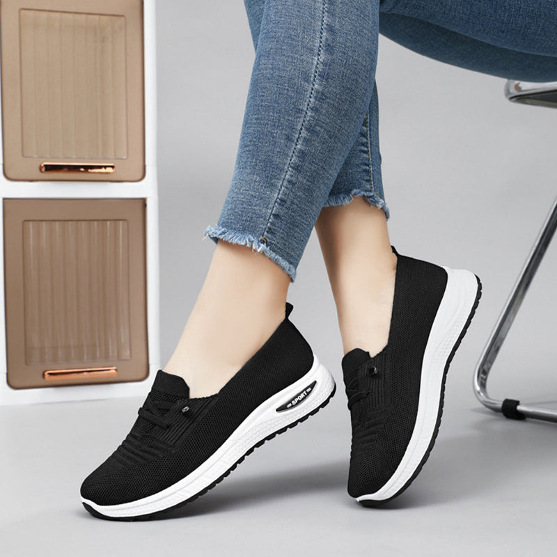👟 60% RABATT! 🚶‍♀️ Dam Lätta Andningsbara Slip-On Fritidsskor – Bekväma, Lätta & Perfekta för Vardag & Promenader 🌸