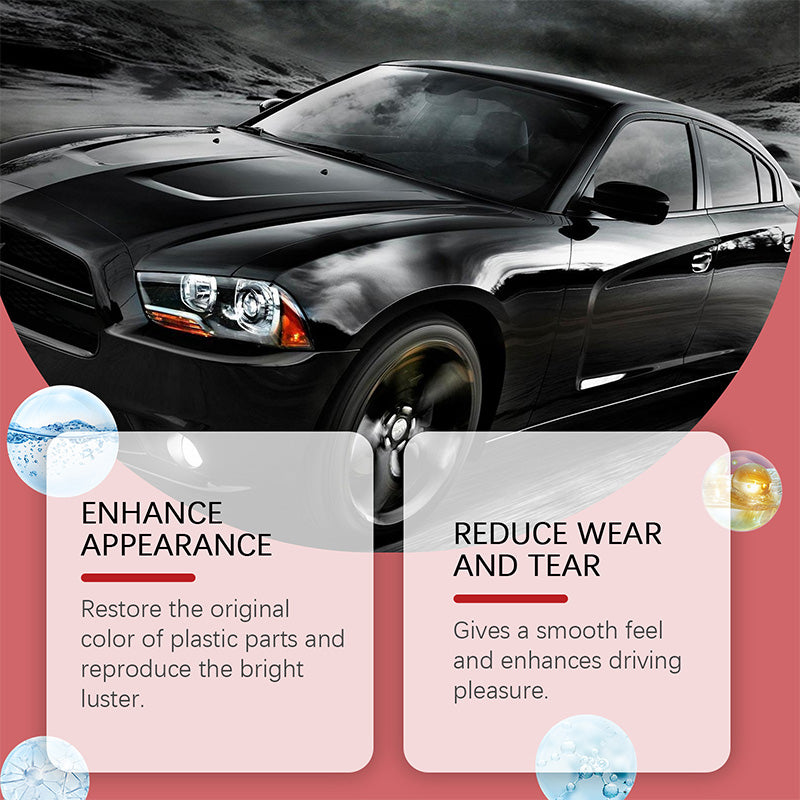 Car Black Plastic Interior Restorer