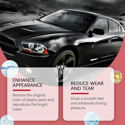 Car Black Plastic Interior Restorer