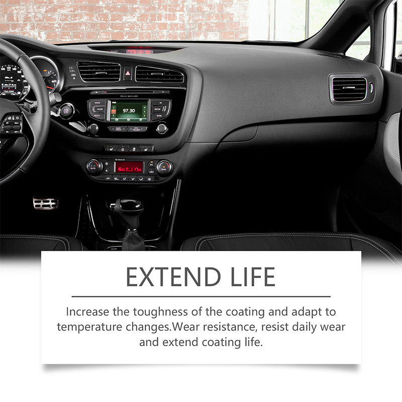 Car Black Plastic Interior Restorer