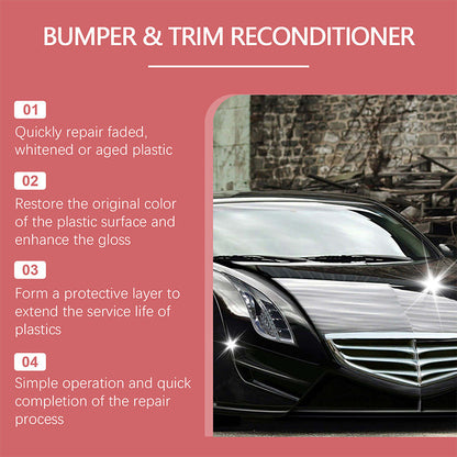 Car Black Plastic Interior Restorer