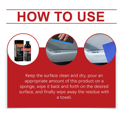Car Black Plastic Interior Restorer