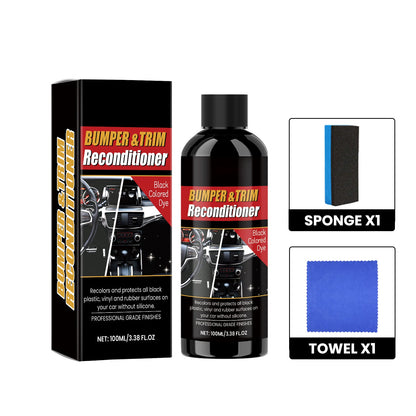 Car Black Plastic Interior Restorer